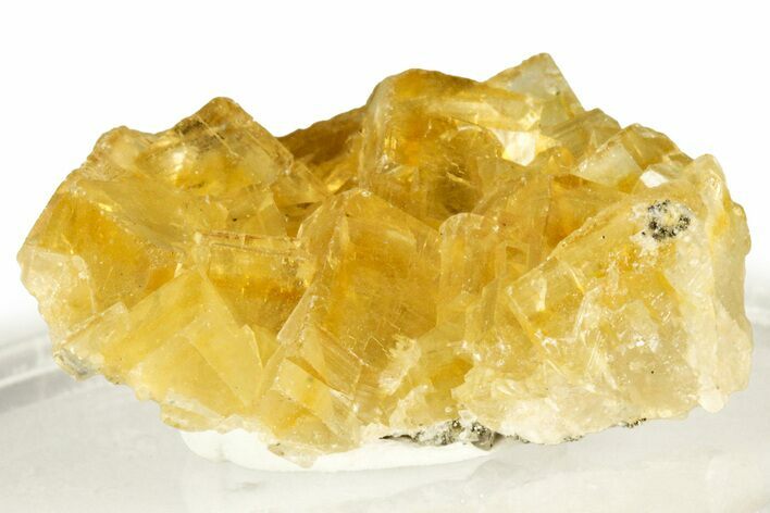 Gemmy Yellow Fluorite Cluster - Spain #327167